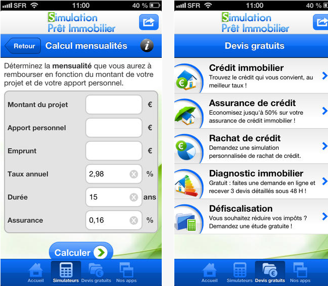 Simulation Credit Immobilier Calcul